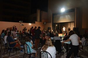 Inauguración del Patio al aire libre en el Teatro Italiano de Chacabuco