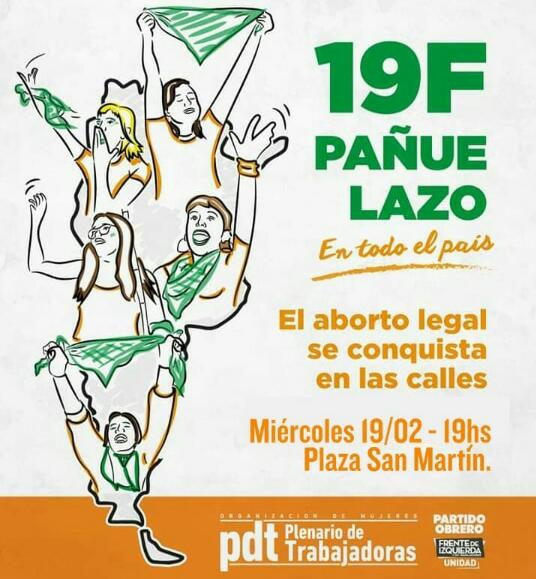Pañuelazo PDT 19/2 en Chacabuco