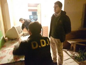 Allanamiento en Chacabuco.