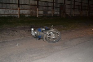 Otra imagen del accidente.