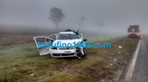 El accidente se produjo en cercanías de Rufino.