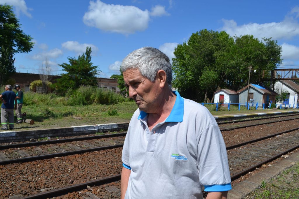 Pedro Saldañez, Supervisor Vía y Obras de Trenes Argentinos, Línea San Martín