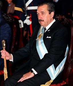 Presidente Raúl Ricardo Alfonsín.