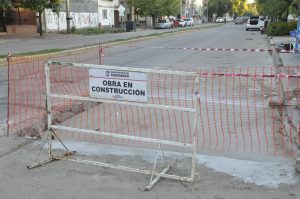 Bacheo urbano en Chacabuco.