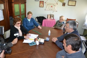 Barrientos en el Hogar San José.