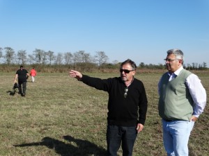 Barrientos en la quinta del PROCREAR.