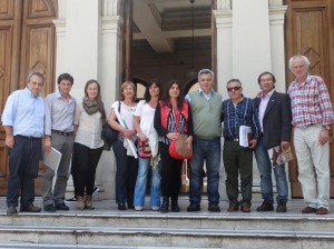 Barrientos en  la Universidad Nacional de La Plata.