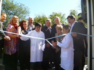 Barrientos en la inauguración de la Escuela 6.