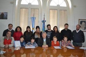 Barrientos con Los Peques del Rock.