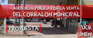 Proponen audiencia por la venta del corralón municipal de Chacabuco.