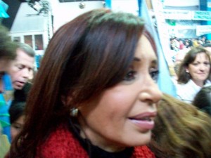 Cristina Fernández el pasado 5 de Agosto en Porteño de Chacabuco.