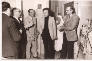 De izquierda a derecha: Oscar Diez, Julio Papini, Osmar Granados y Dr. Jorge Ilich. 