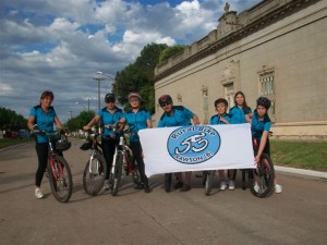 Integrantes de Rural Bike Rawson.