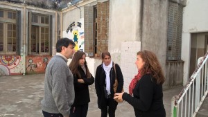 Concejales de Cambiemos en la Escuela Manuel Belgrano de Chacabuco