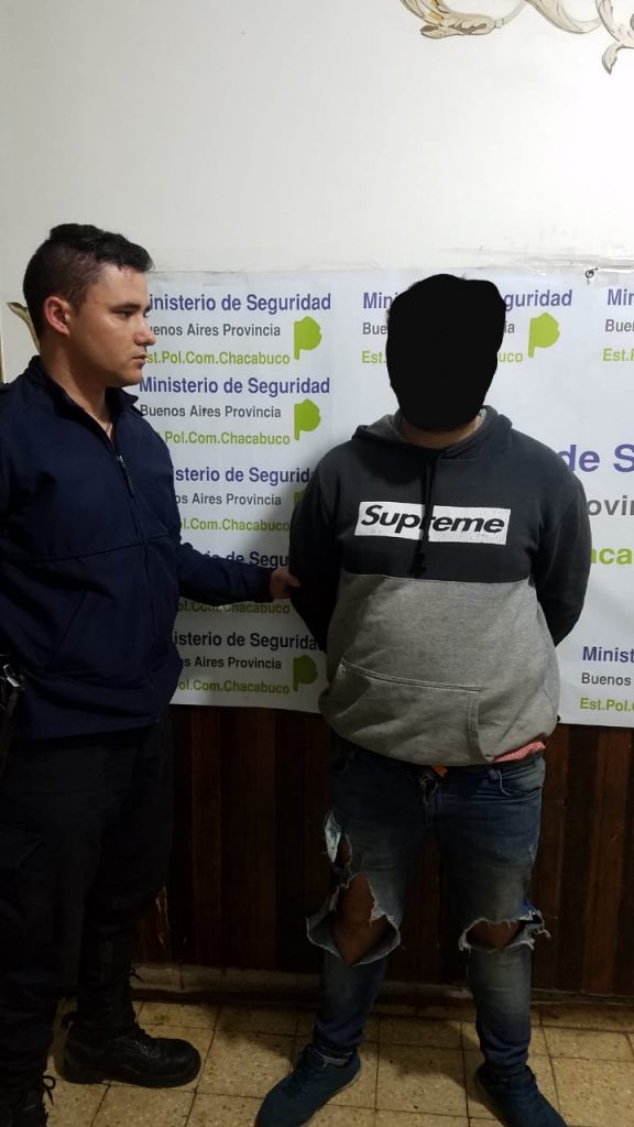 El detenido, "Chirulo" Godoy