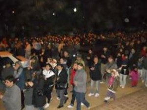 Vecinos de Ayacucho salieron a la calle para pedir justicia.