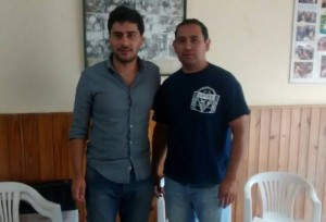 Segura junto a Ponce.