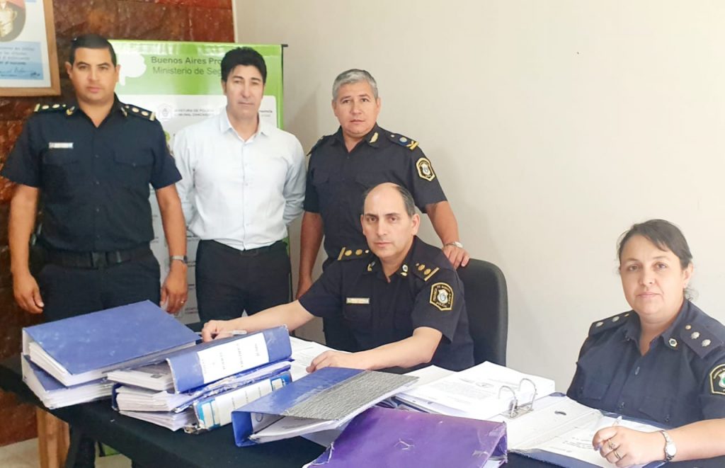 El Comisario Inspector Facundo Mantegazza en Chacabuco