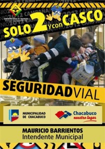 Campaña Anual de Educación Vial en Chacabuco.
