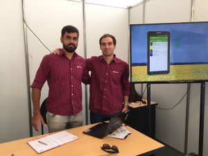 El ingeniero agrónomo, Agustín Rocha en Expoagro 2018.