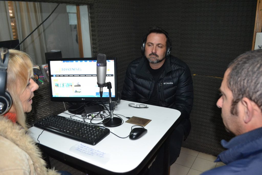 Aiola y Gómez en la Radio de Rawson