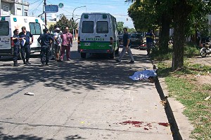 Imagen del accidente.
