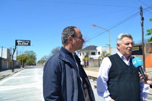 Barrientos recorrió la Avenida Arenales