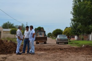 La Municipalidad continúa con el mejorado de calles.