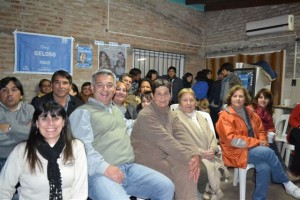 Cena de Barrientos con candidatos.