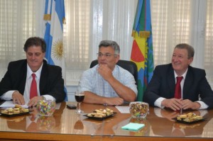 Collia, Barrientos y Quadrelli hoy en Chacabuco.