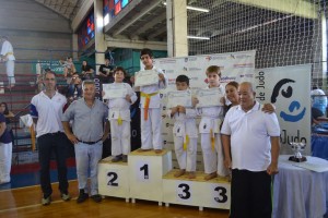 Barrientos en el Campeonato de Judo.