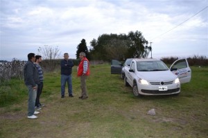 Barrientos en la Laguna de Rocha.