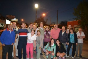 Inauguraron luminarias en Chacabuco.