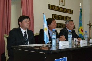 Andrés Verde, Claudio Geloso y Mauricio Barrientos.