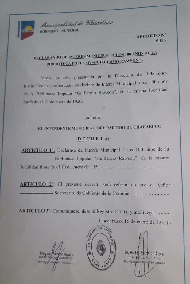 Decreto Municipal