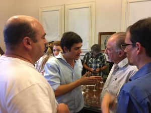 Carnaghi se reunió con diputados nacionales por la Escuela 13 de Castilla