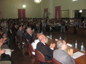 Imagen del HCD en la jura de los nuevos concejales. Foto gentileza Pablo Pastore.