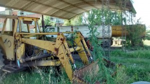 Imagen de un sector del corralón municipal de Chacabuco.