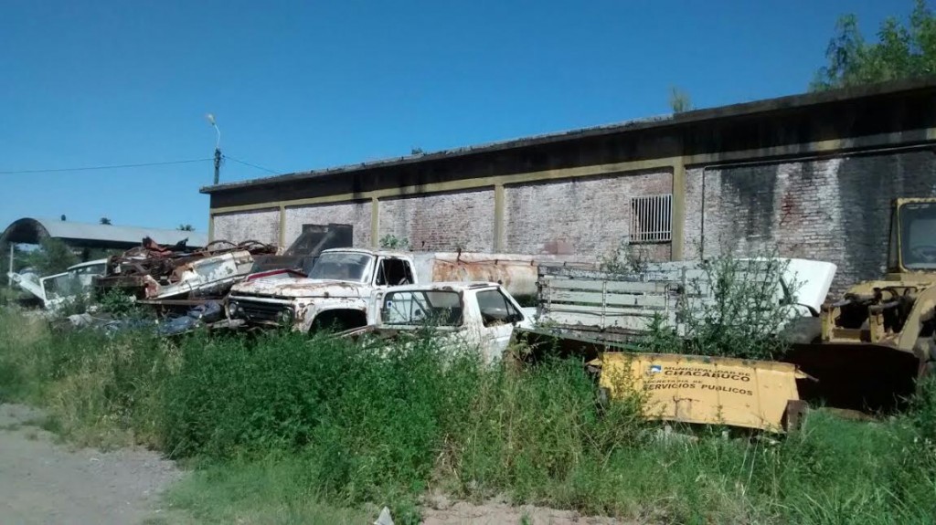 Otra fotografía que corresponde al corralón municipal de Chacabuco.