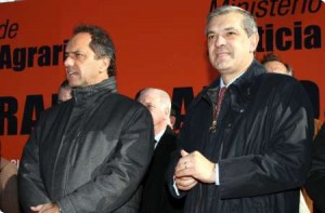 Domínguez y Scioli en San Andrés de Giles.