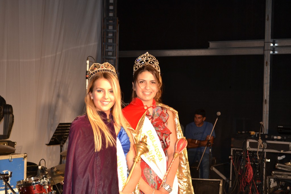  Reina de la XXXI Fiesta Provincial de la Primavera, Lucía Diez Cayuela y la Embajadora de la Fiesta, Abigail Sánchez