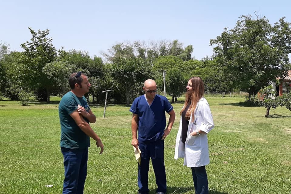 Juan Carlos Gómez,  Dr. Sergio Buchhammer y Romina Sclavi