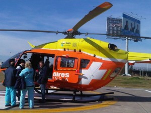 La Provincia ya realiza traslados con el nuevo helicóptero sanitario.