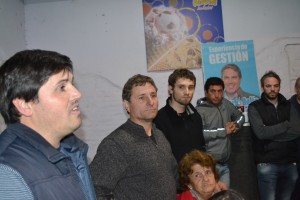 Andrés Verde, Gustavo Millán y Santiago Piccone.