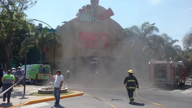 Incendio en Bingo Chivilcoy