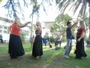 El Taller de Folklore de Adultos de la Escuela de Actividades Culturales.