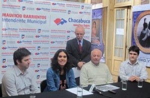 Julián Granados, 1º guitarra de "Nuevos Sueños", Pederzoli, Micucci y Ventimiglia en la Casa de la Cultura.