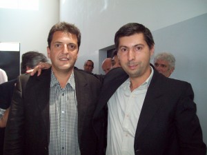 Sergio Massa y Hugo Moro.