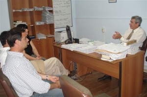 Concejales de la Unión Cívica Radical reunidos con el Dr. Daniel Nicolalai.