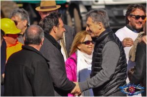 Aiola junto a Macri.